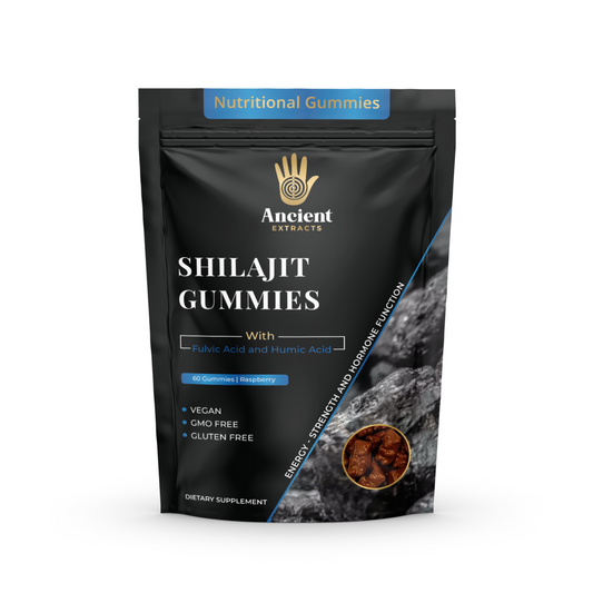 Shilajit Gummies With Ashwagandha, Chaga and Vitamin D