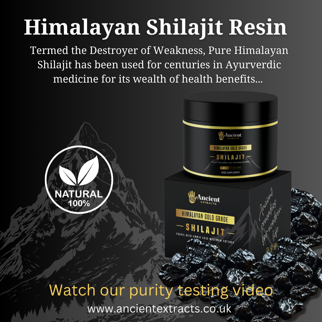 Purified Raw Himalayan Shilajit Resin Superfood (50g)